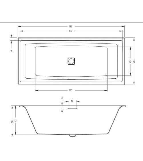 Banheira EULALIE 140/150/160 x76x60 com porta para pessoas com mobilidade reduzida - banheiras de design - móveis de casa de ban