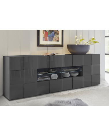 Buffet DAMA 241 cm gris