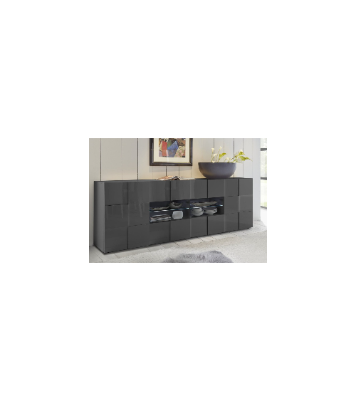 Dressoir DAMA 181 cm grijs