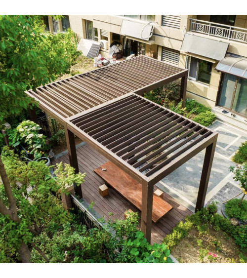 Pergola a L - Paola 6x3 + 3x3m