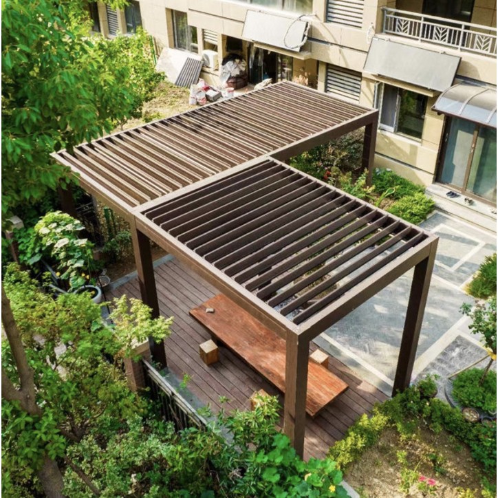 Pérgola en L - Paola 6x3 + 3x3m