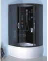 Cabine de douche hydromassante 120cm - Brumeo angle gauche