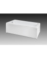 copy of VENETO MINI Rechteckbadewanne 100/110/120/130 x 70 cm mit Schürze