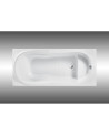 Bañera Serenya 180 x 80 cm avec zone ergonomique intégrée 2-en-1