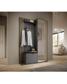 Mueble recibidor NELLY 131x192x40 cm grafit