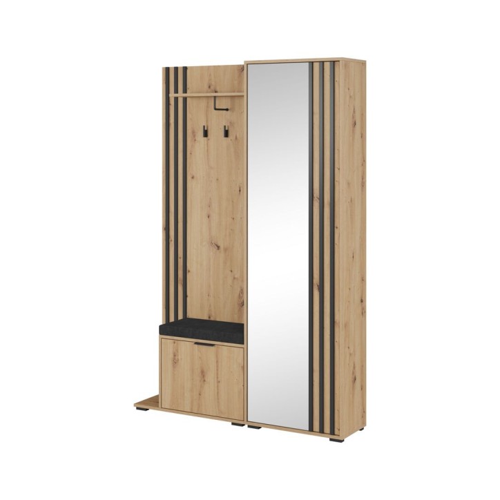 Meuble d'entrée NELLY 131x192x40 cm artisan