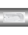 NIKOL vasca da bagno rettangolare con o senza pannello 150/170/180 x80x58 cm