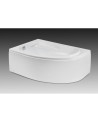 SATYN vasca da bagno angolare sinistra 140x90 cm con grembiule incluso