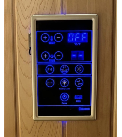 Sauna Isandro - red cedar