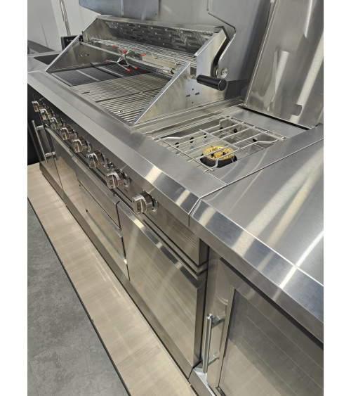 Cozinha de Exterior BBQ Lior - 243,5 × 61 × H90 cm