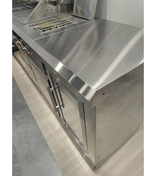 Cucina da esterno BBQ Lior - 243,5 × 61 × H90 cm