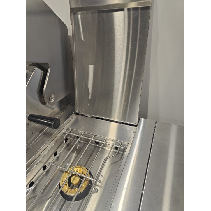 Cucina da esterno BBQ Luna in inox – 235 × 59 × H90 cm Cucina da esterno BBQ Luna in inox – 235 × 59 × H90 cm
