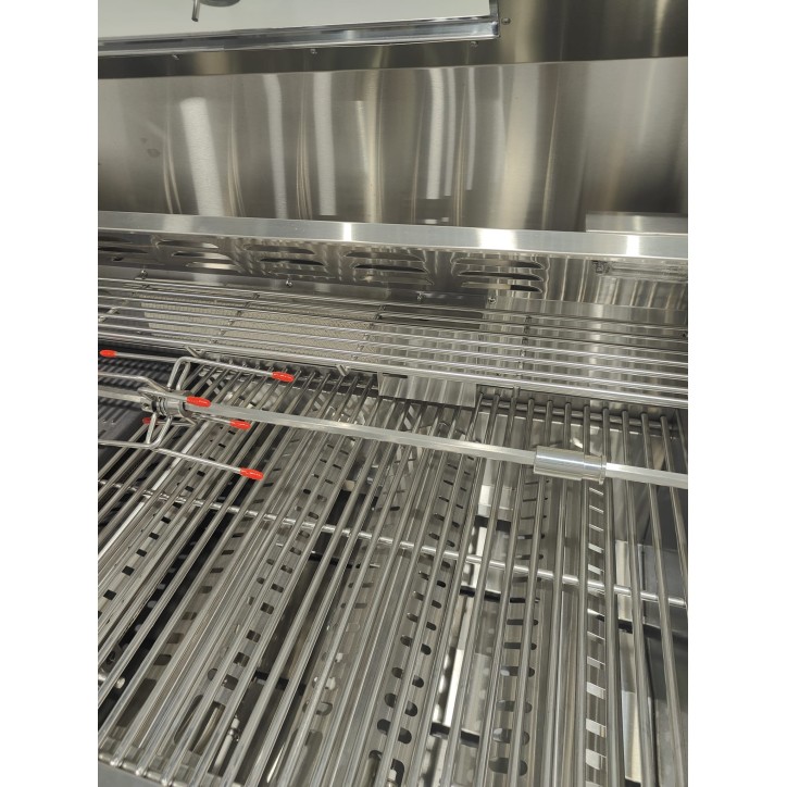 Cucina da esterno BBQ Luna in inox – 235 × 59 × H90 cm Cucina da esterno BBQ Luna in inox – 235 × 59 × H90 cm