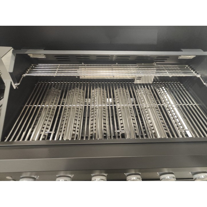 Cozinha de exterior BBQ Luna em inox – 235 × 59 × h90 cm