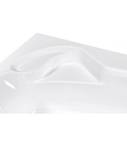 Vasca da bagno ORIEGO MAXI 140x90 cm con pannello incluso, lato sinisitro