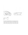 copy of ORIEGO MAXI Eckbadewanne links 140x90 cm mit Schürze inklusive