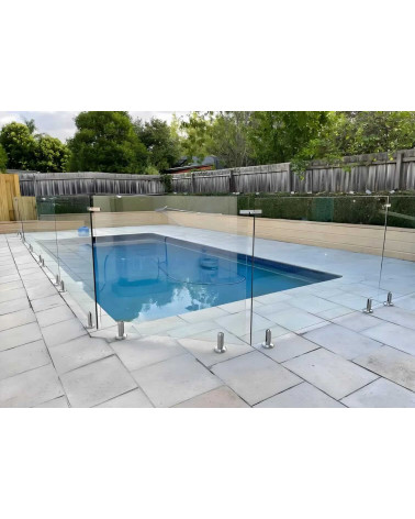 Guarda-corpo para piscina em vidro 110x100x15