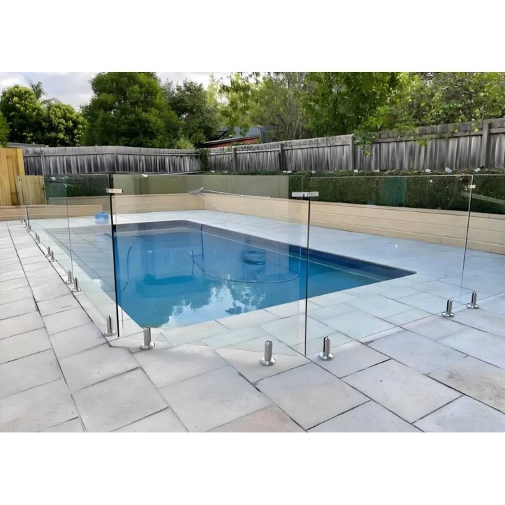 Guarda-corpo para piscina em vidro 110x100x15