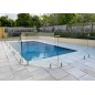 Garde de corp piscine en verre 110x100x15