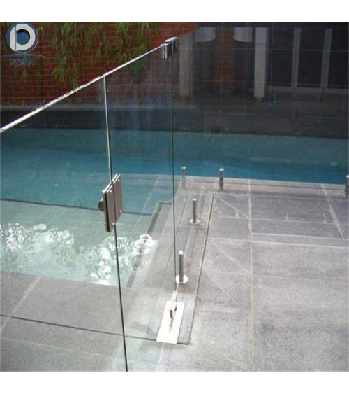 Garde de corp piscine en verre 110x100x15