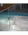 Ringhiera per piscina in vetro 110x100x15