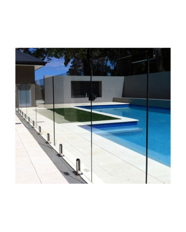 Garde de corp piscine en verre 110x100x15