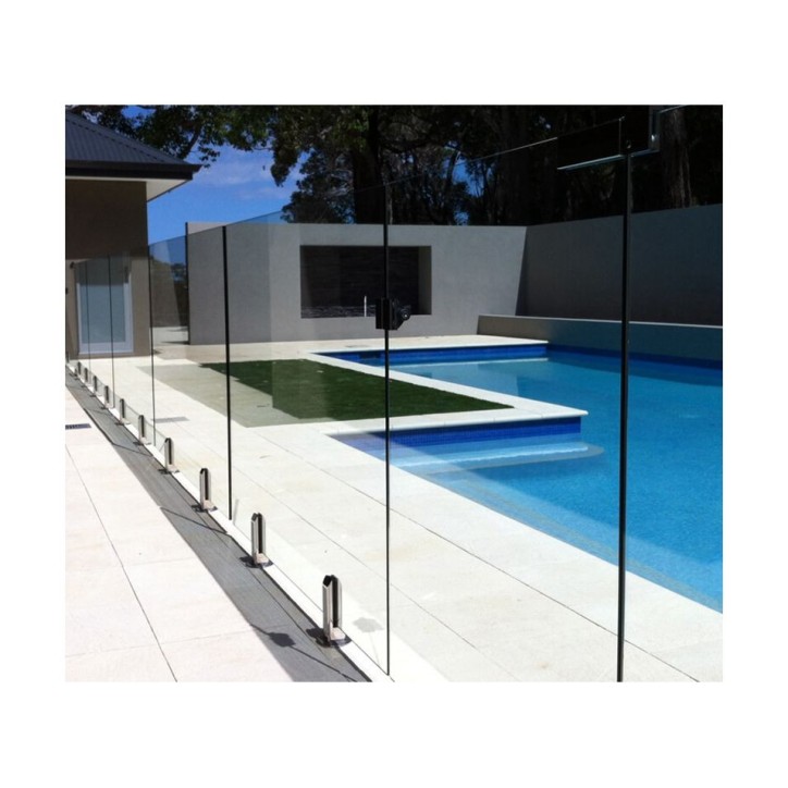 Garde de corp piscine en verre 110x100x15