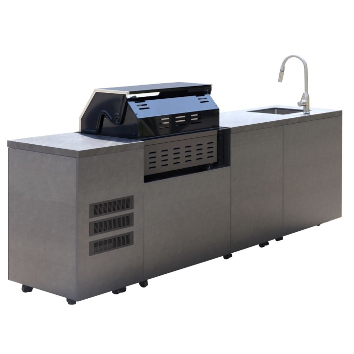 Cuisine d'extérieur BBQ Julien - 274 cm x 61 cm x 90 cm