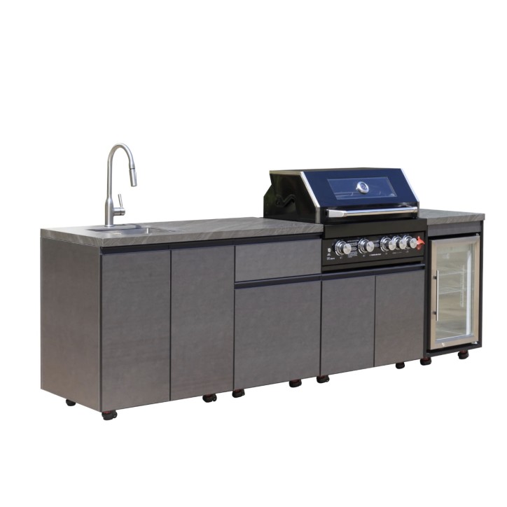 copy of Cozinha exterior BBQ Élio – 243,5 x 60 x A119 cm