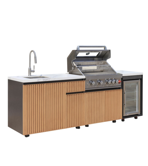 Cuisine d'extérieur BBQ Helena - 248cm x 61cm x 90cm