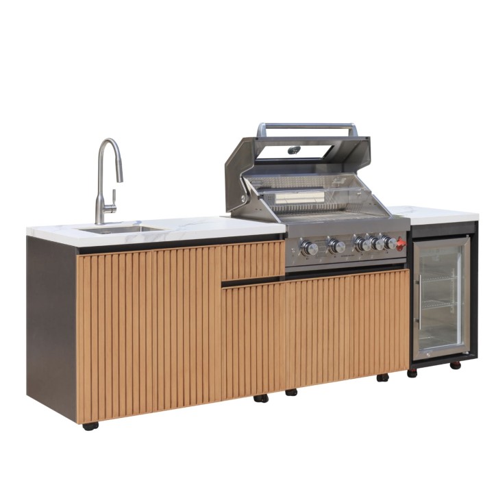 Cucina da esterno BBQ Helena - 248cm x 61cm x 90cm