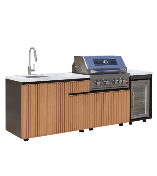 Cuisine d'extérieur BBQ Helena - 248cm x 61cm x 90cm