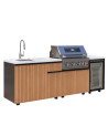 Cucina da esterno BBQ Helena - 248cm x 61cm x 90cm