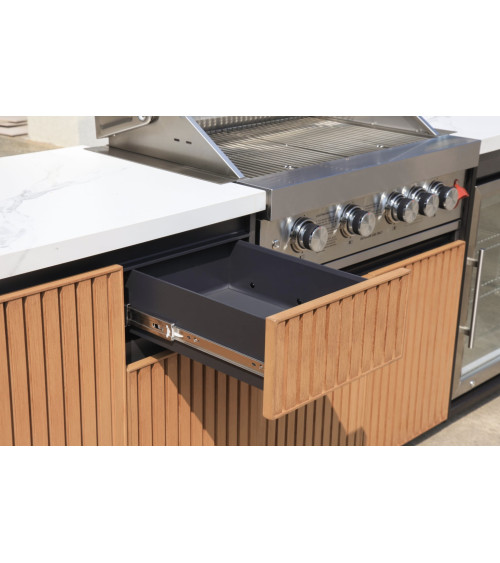 Cuisine d'extérieur BBQ Helena - 248cm x 61cm x 90cm