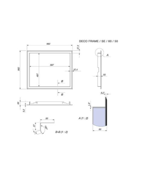 Cheminée en acier Saven Energy 60x50 Eco 14,5 kW