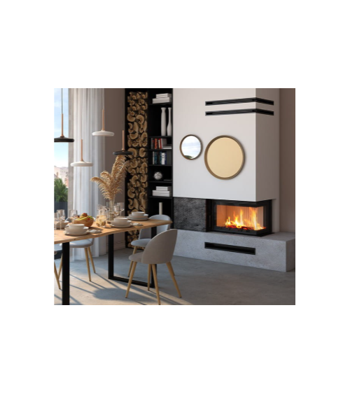 Chimenea de acero SAVEN Energy 75x50x47L Eco 15,1 kW
