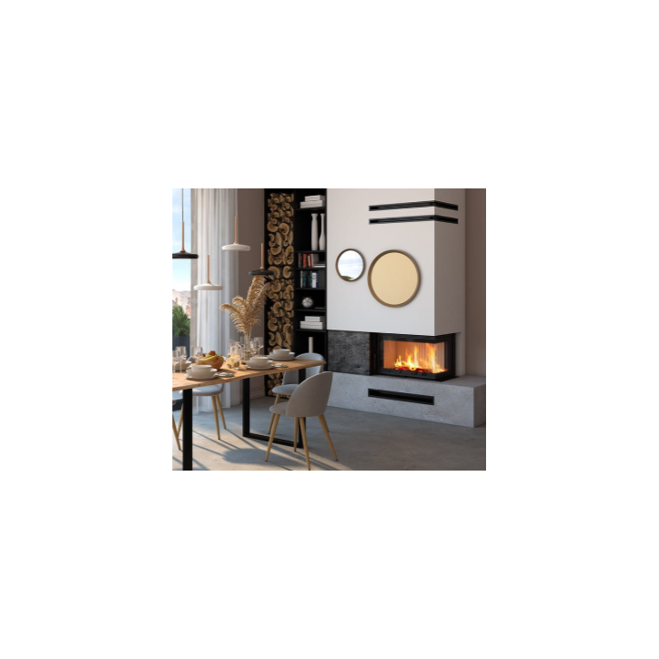 Cheminée en acier Saven Energy 75x50x47L Eco 15,1 kW