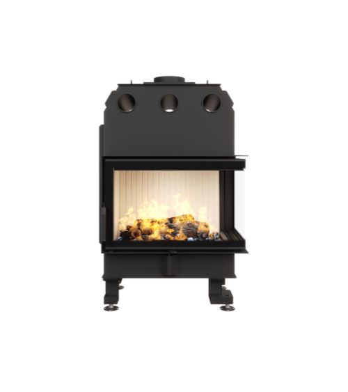 lareira em aço SAVEN Energy 75x50x47L Eco 15,1 kW