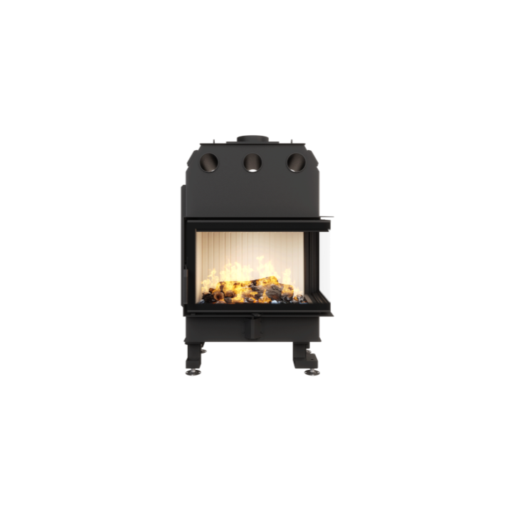 lareira em aço SAVEN Energy 75x50x47L Eco 15,1 kW