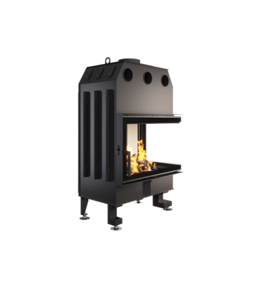lareira em aço SAVEN Energy 75x50x47L Eco 15,1 kW