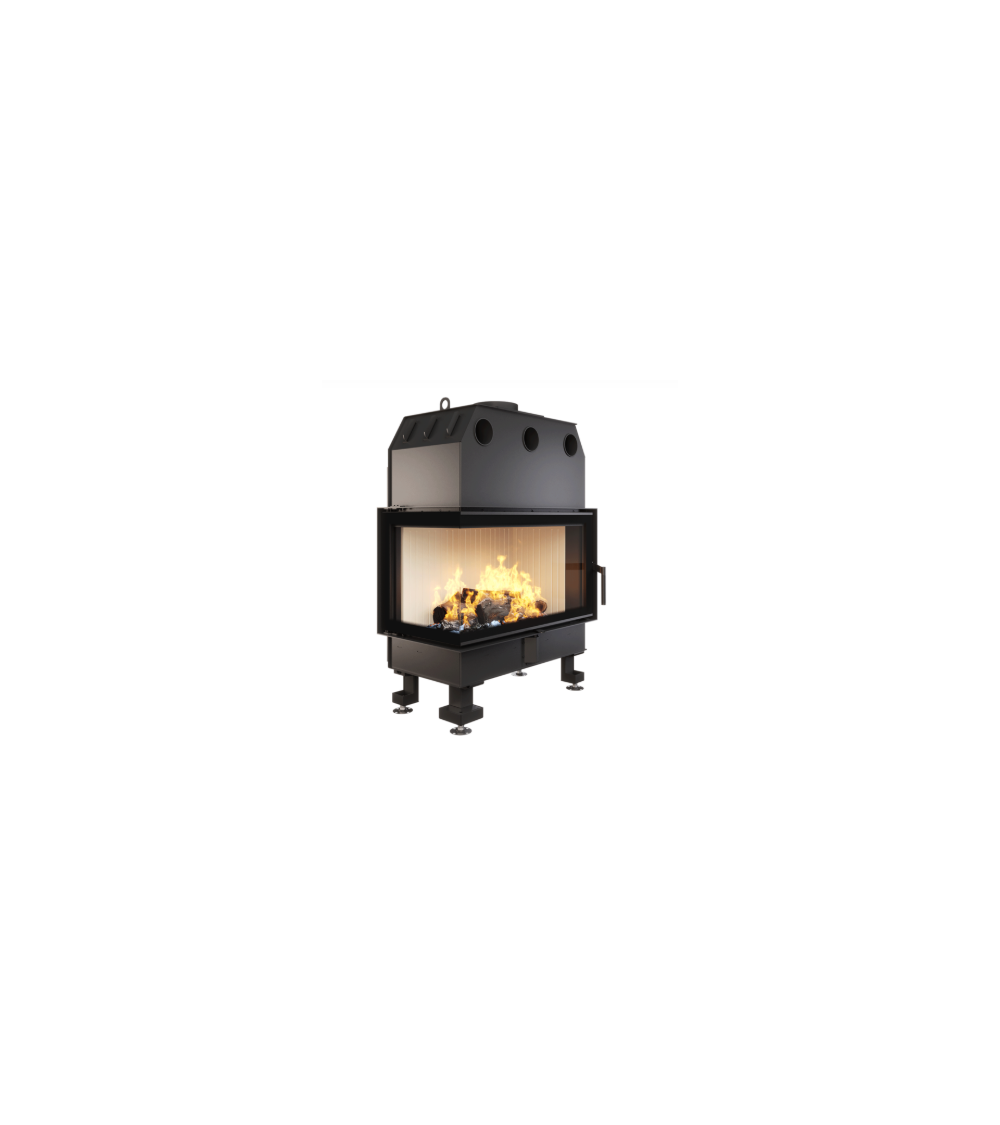 lareira em aço SAVEN Energy 85x50x47L Eco 17 kW