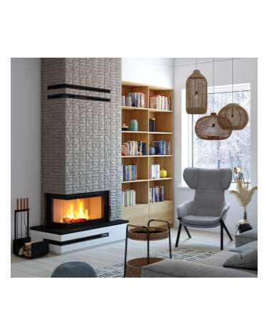 Cheminée en acier Saven Energy 85x50x47L Eco 17 kW