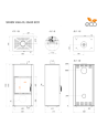 Estufa de acero Saven Vatra XL 50x50 Eco de 8 kW