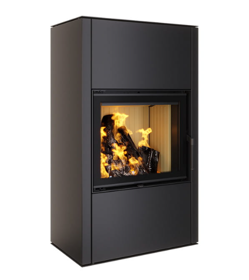 Fogão Saven Vatra XXL 60x50 Eco 10,2 kW em aço