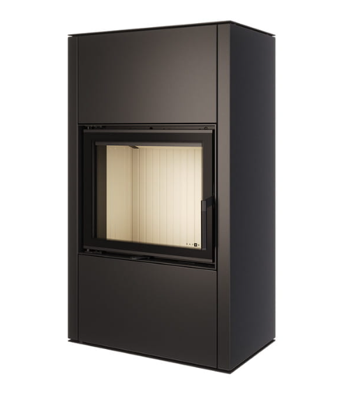 Fogão Saven Vatra XXL 60x50 Eco 10,2 kW em aço