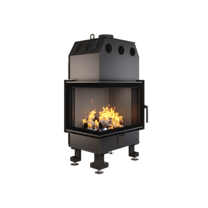 Insert de cheminée SAVEN Energy 65 x 50 x 47 L Noir (14,5 kW) ECO
