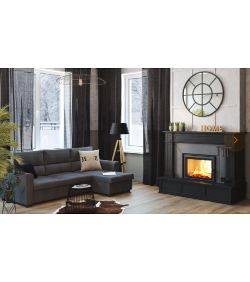 Insert de cheminée SAVEN Energy 70x50 Noir (15,1 kW) ECO