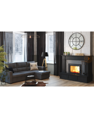 Insert de cheminée SAVEN Energy 70x50 Noir (15,1 kW) ECO