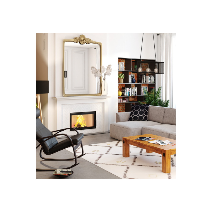 Insert de cheminée SAVEN Energy 80x50 Noir (17,0 kW) ECO
