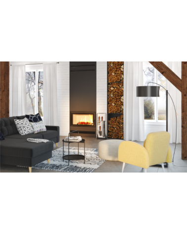 Insert de cheminée SAVEN Energy 90x50 Noir (19,0 kW) ECO